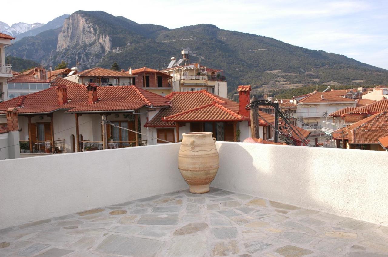 Guesthouse Papanikolaou Litochoron Bagian luar foto